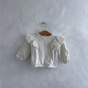 18-24 months Zara cream/off white crew neck